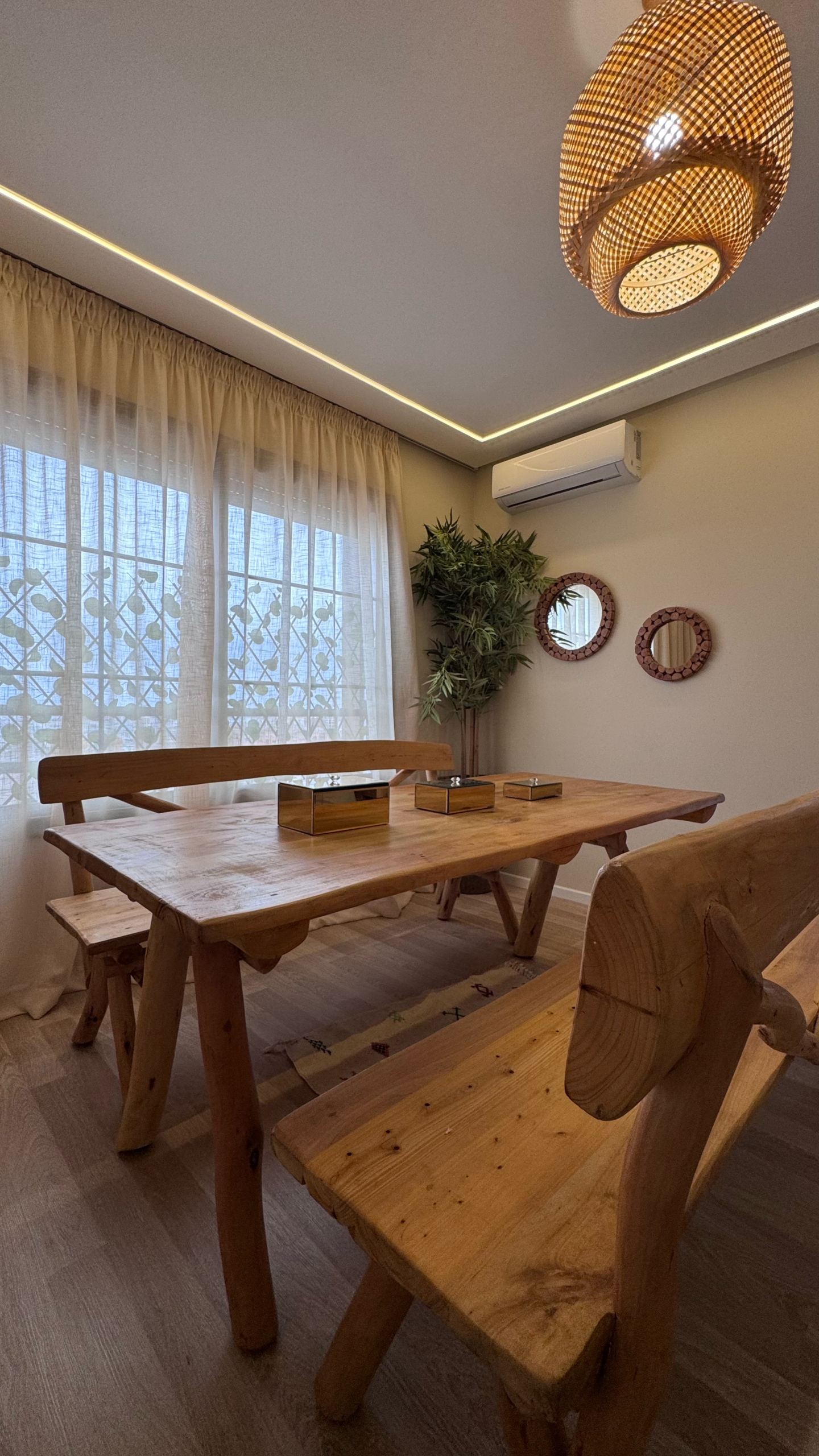 Espace détente chaleureux au sein de Terra of Houd à Casablanca.